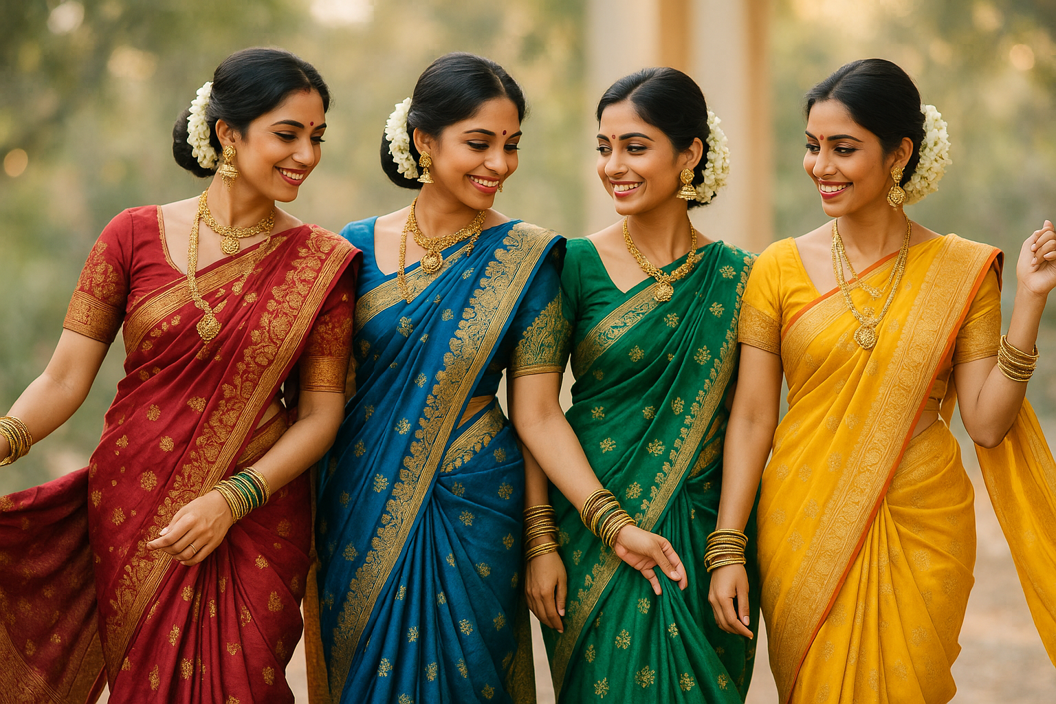 indian womens with indian traditional clothes